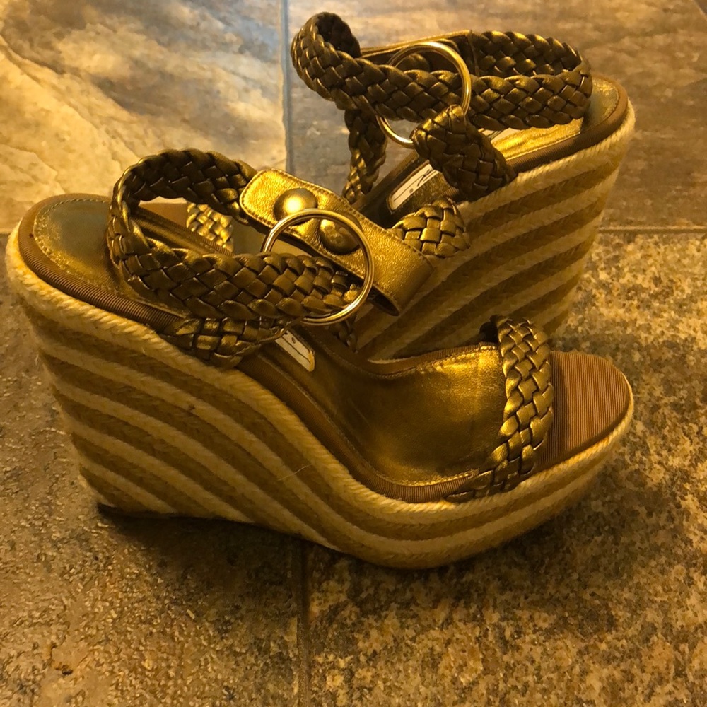 Brian Atwood Strappy Wedges